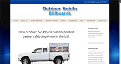 Desktop Screenshot of outdoormobilebillboards.com